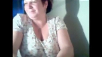 Amateur Grandma Flaunts Her Breasts On Webcam