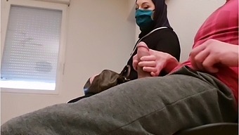 Hidden Camera Captures Voyeuristic Doctor'S Cuckoldry In Waiting Room