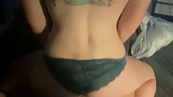Mia Khalifa Enjoys Reverse Cowgirl With A Tattooed Babysitter