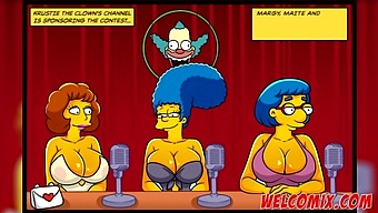 Experience The Ultimate Pleasure With The Sexiest Milf In Town! Watch Her In Action In This Simptoons, Simpsons Hentai Video