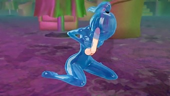 Attractive 3d Hentai Game Featuring A Woman Covered In Slime