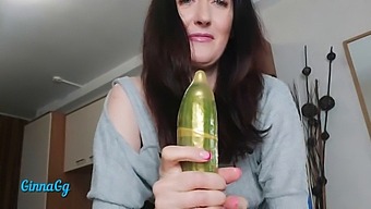 Sensual Cucumber Play Leads To Female Ejaculation And Fisting