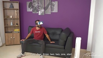 His Roommate Exploits His Opportunity While He Is Testing His New Virtual Reality Goggles