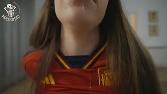 Sensual Pam Relaxes With Amateur Oral And Ass Play During The World Cup