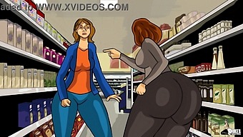 Mrs. Keagan With Large Hips Faces Difficulties At The Grocery Store (Proposition Season 4)
