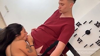 Tattooed Babe Pao Maldonado Gets Oiled Up And Fucked On The Massage Table