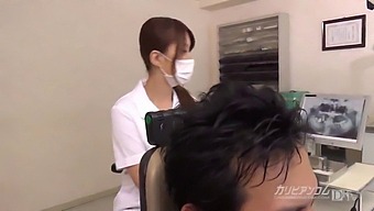 Japanese Dentist Gives A Titillating Show With Big, Natural Breasts